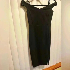 Express black off the shoulder dress, perfect condition